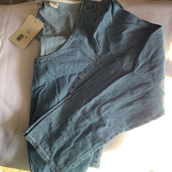 Levi's Women's Daryn Corset Long Sleeve Blouse size L - Picture 3 of 4